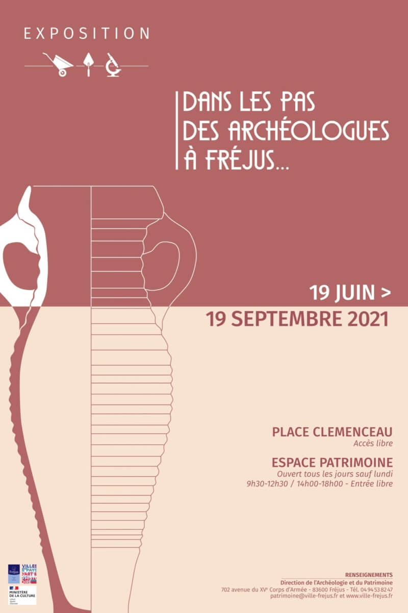 Ausstellung "Auf den Spuren der Archäologen von Fréjus"