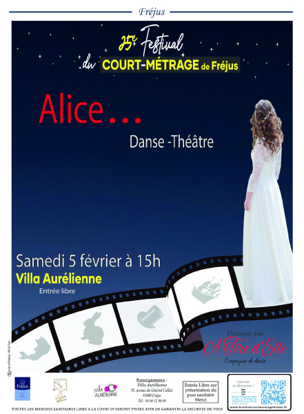 Festival du Court-Métrage – Spectacle de danse, théâtre et cinéma „Alice…“